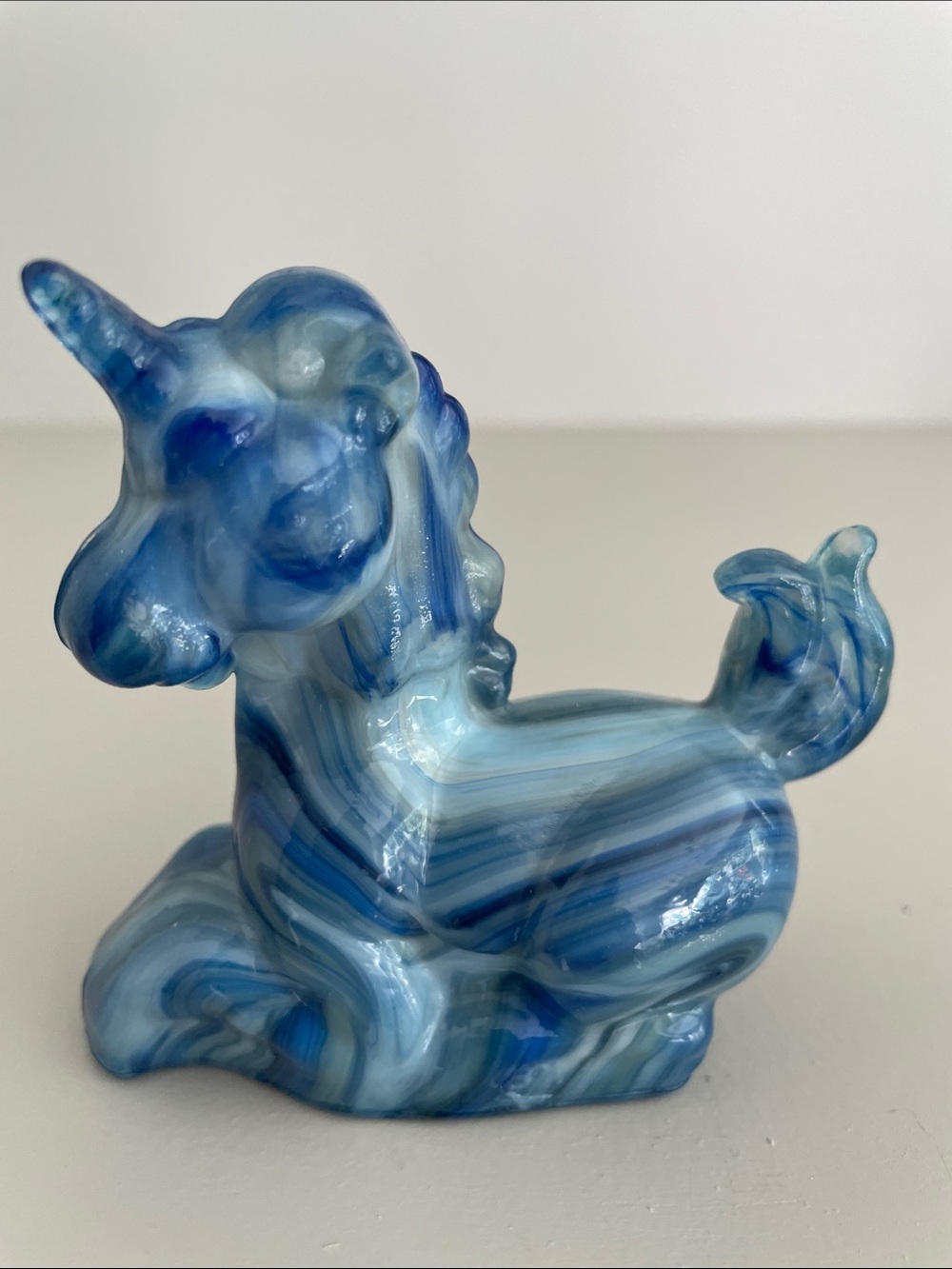 Vintage and RARE Boyd glass unicorn-millennium surprise from 2000!